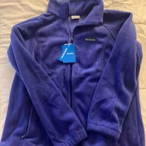 Columbia women’s zip up size 1x purple bluish color